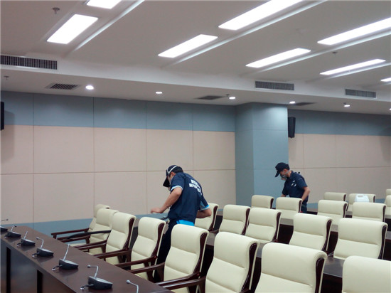 吸音板會議室墻面清除甲醛處理-西安除甲醛公司